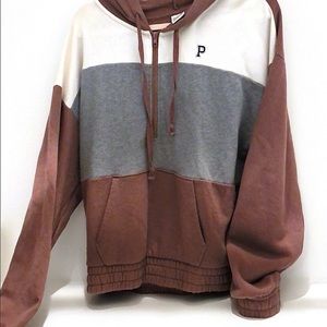 Pink University style pullover